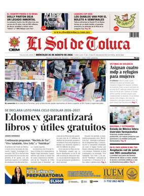 Cover of El Sol de Toluca