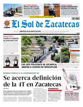 Cover of El Sol de Zacatecas