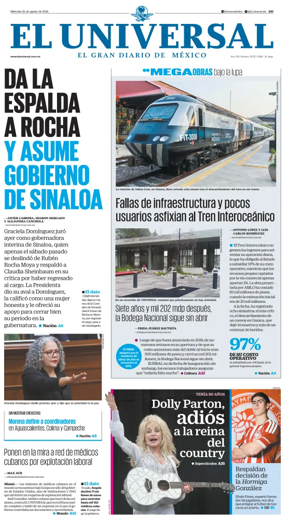 Cover of El Universal