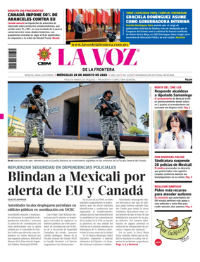 Cover of La Voz de la Frontera