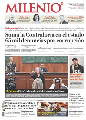 Cover of Milenio Edo de Mexico