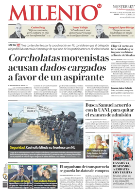 Cover of Milenio Monterrey