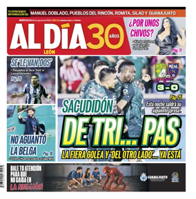 Cover of Periodico Al Dia (Leon)