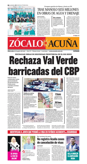 Cover of Zocalo Acuna