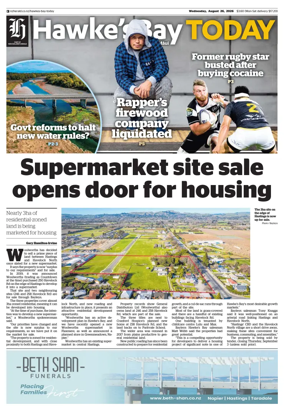 Cover of Hawke's Bay Today