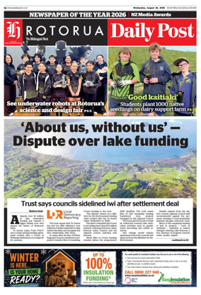 Cover of Rotorua Daily Post