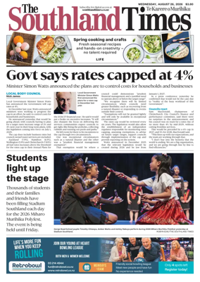 Cover of The Southland Times