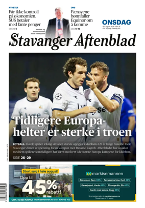 Cover of Stavanger Aftenblad