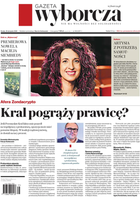 Cover of Gazeta Wyborcza