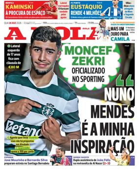 Cover of A BOLA (Portuguese)