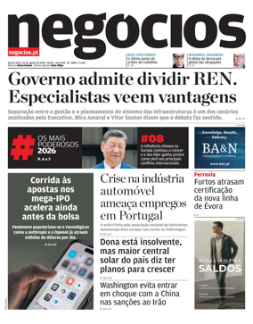 Cover of Jornal de Negocios
