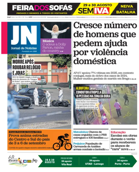 Cover of Jornal de Noticias