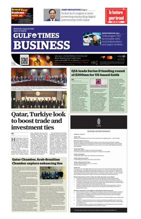 Cover of Gulf Times Business