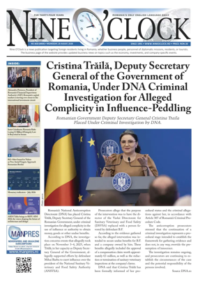 Cover of Nine o clock (Romania) Daily