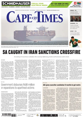 Cover of Cape Times
