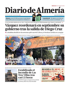 Cover of Diario de Almeria