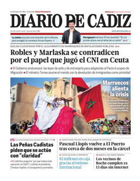 Cover of Diario de Cadiz