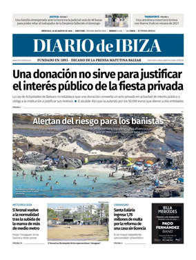 Cover of Diario de Ibiza