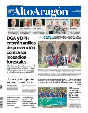 Cover of Diario del Alto Aragon