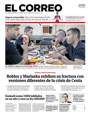 Cover of El Correo (Gipuzkoa)