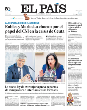Cover of EL PAIS Valencia