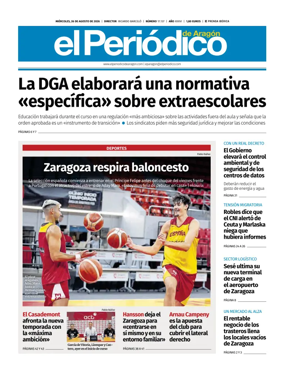 Cover of El Periodico Aragon