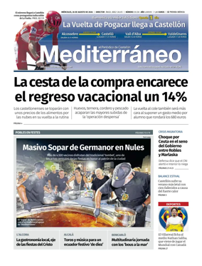 Cover of El Periodico Mediterraneo