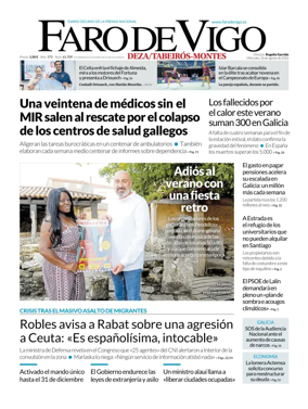 Cover of Faro de Vigo (Deza/Tabeiros-Montes)
