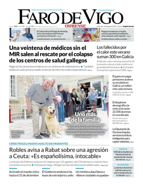 Cover of Faro de Vigo (Ourense)