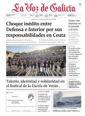 Cover of La Voz de Galicia (Carballo)