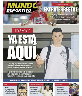 Cover of Mundo Deportivo (At. Madrid)