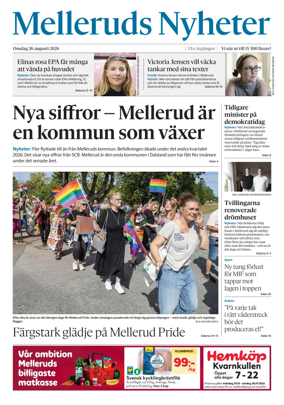 Cover of Melleruds Nyheter