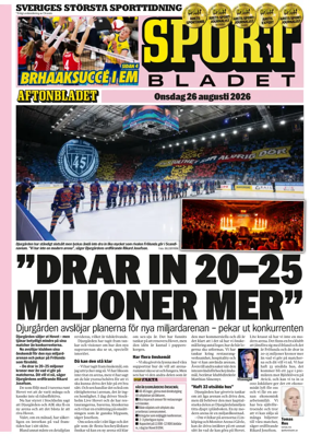 Cover of Sportbladet