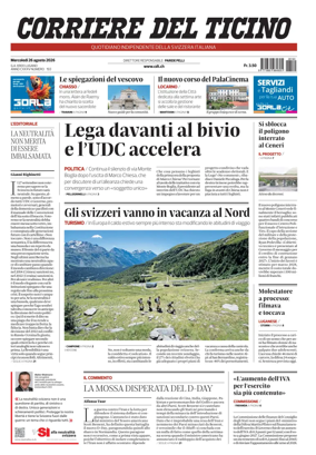Cover of Corriere del Ticino