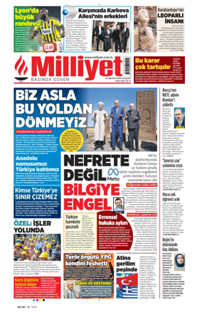 Cover of Milliyet