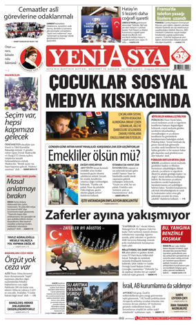 Cover of Yeni Asya