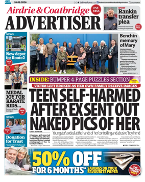 Cover of Airdrie & Coatbridge Advertiser