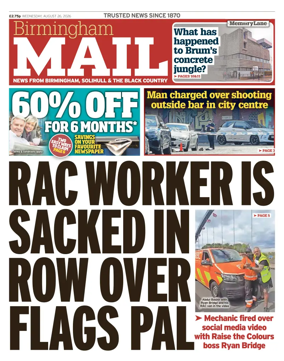 Cover of Birmingham Mail