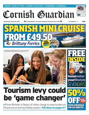 Cover of Cornish Guardian (Newquay & the North Coast)