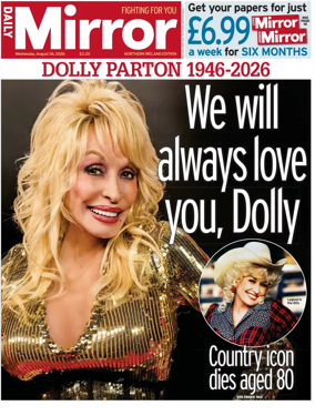 Cover of Daily Mirror (Northern Ireland)