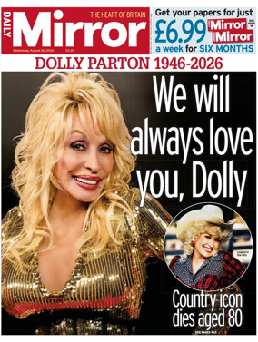 Cover of Daily Mirror