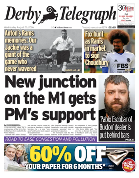 Cover of Derby Telegraph