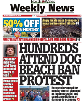 Cover of North Wales Weekly News