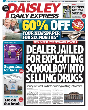 Cover of Paisley Daily Express