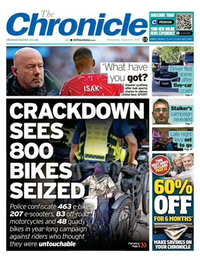 Cover of The Chronicle (South Tyneside and Durham)