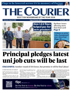 Cover of The Courier & Advertiser (Angus and Dundee)