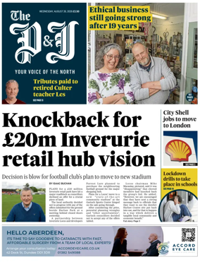 Cover of The Press and Journal (Aberdeen and Aberdeenshire)