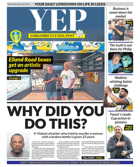 Cover of Yorkshire Evening Post