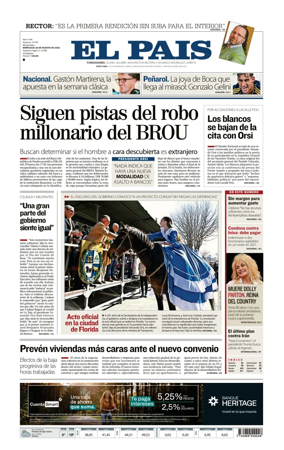 Cover of El Pais (Uruguay)