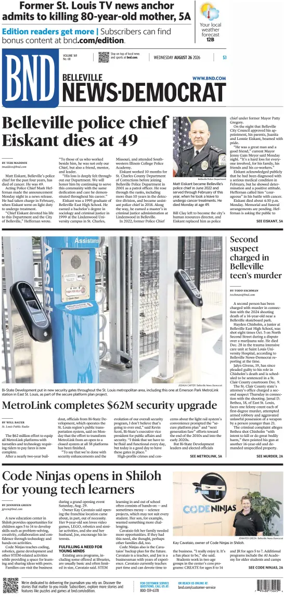 Cover of Belleville News-Democrat